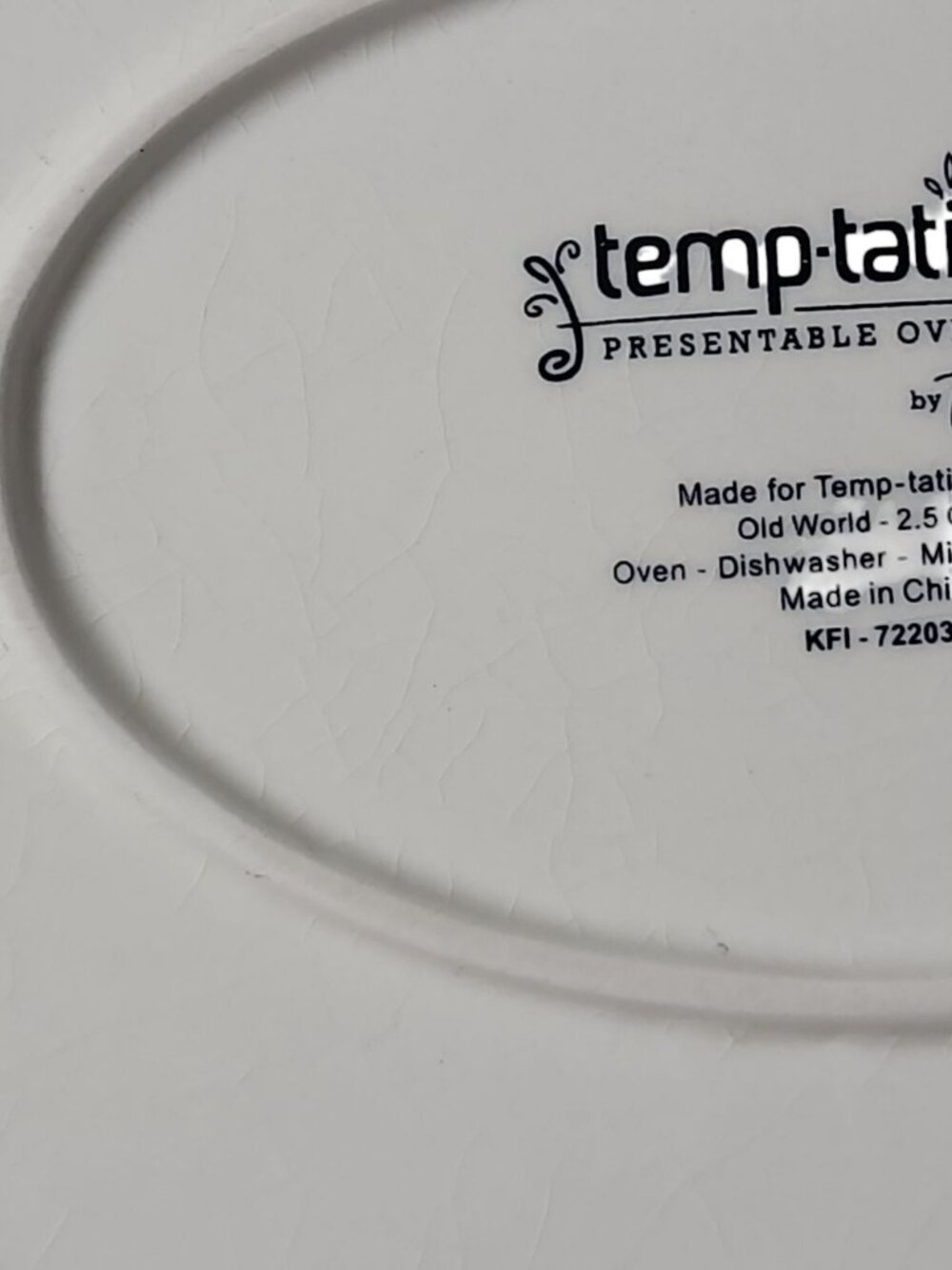 Temptations By Tara Old World Baking Dish Brown Hen w/Lid & Rack 2.5qt KFI722033 - Picture 4 of 16